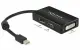 DeLOCK 0.16m DisplayPort/Displayport + HDMI + DVI
