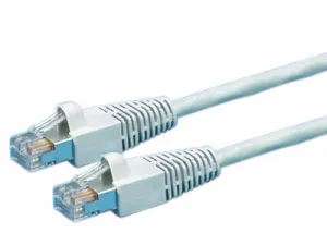 Draka Comteq S/FTP Patch cable Cat6, Grey, 0.5m