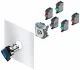 Siemens Selector switch, I>O<II, black, #3