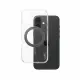 PanzerGlass CARE by PanzerGlass Case Transparent w. Black Kickstand & MagSafe iPhone 16
