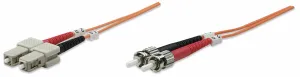 Intellinet 2.0m ST-SC M/M