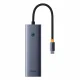 Baseus ULTRAJOY 7 İN 1 MULTİFONKSİYONEL HUB ADAPTÖR-UZAY GRİ