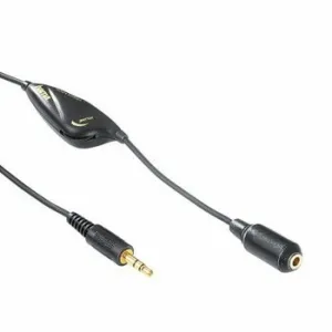 Hama Stereo 3,5 mm Male Plug-Stereo 3,5 mm Female Jack, 3 m
