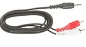 Mercodan 3.5 mm - 2 x RCA, M-M, 10m