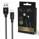 Extralink SMART LIFE CABLE 15W, USB-A TO MICRO-USB, 100CM, PVC, 5V 2.4A, BLACK