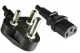 Microconnect Power cord South Africa Type B+C - C13, black, Big Plug, H05VV-F 3G 0.75 mm², 10A-250V, 1.8 m