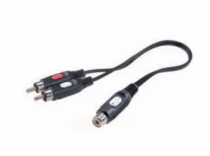 Vivanco 0.2m RCA Cable