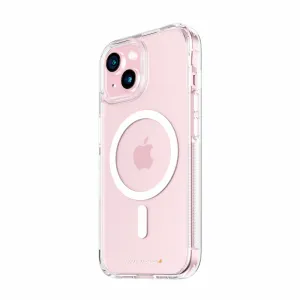 PanzerGlass HardCase Transparent w. White MagSafe & D3O iPhone 15