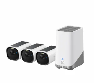 Eufy eufyCam E40 3-Cam Kit + HomeBase S280