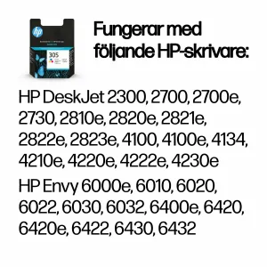 HP 305 Tri-color Original Ink Cartridge