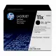 HP 11X 2-pack High Yield Black Original LaserJet Toner Cartridges
