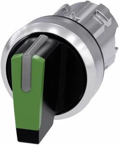 Siemens Selector switch, I>O-II, green