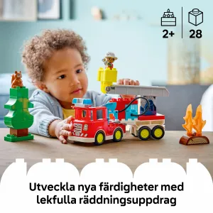 LEGO DUPLO Fire Engine with Hose and Firefighter