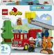 LEGO DUPLO Fire Engine with Hose and Firefighter #1