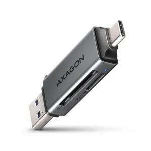 Axagon CRE-DAC USB-C+ USB-A 5 Gbps MINI card reader 2-slot & lun SD/microSD