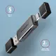 Axagon CRE-DAC USB-C+ USB-A 5 Gbps MINI card reader 2-slot & lun SD/microSD #2