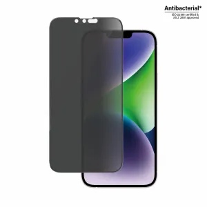 PanzerGlass Privacy Screen Protector iPhone 14 Plus 13 Pro Max Ultra-Wide Fit w. EasyAligner