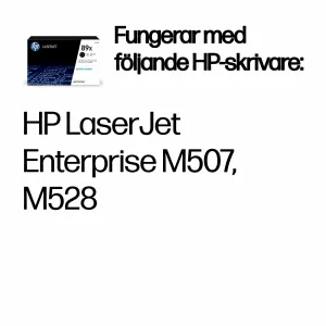 HP 89X High Yield Black Original LaserJet Toner Cartridge