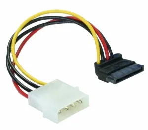 DeLOCK Cable Power SATA HDD > 4pin male - angled