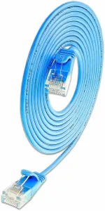 SLIM Patchcords SLIM-L-UU-K6A 10.0 BL
