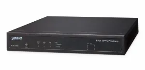 PLANET 4-Port SIP VoIP Gateway (4*FXO): IETF SIP 2.0, T.38