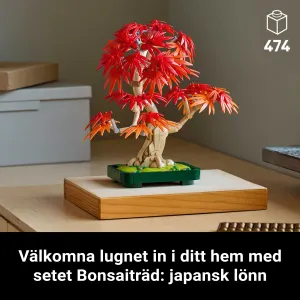 LEGO Botanicals Japanese Red Maple Bonsai Tree