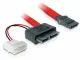DeLOCK Cable SATA Slimline female + 2pin power > SATA