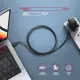 Axagon BUCM2-CM25AB Data and charging USB 480Mbps cable 2.5 m. PD 240W, 5A. Black braided #4