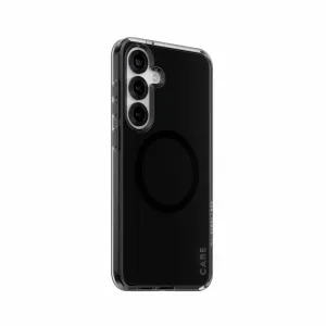 PanzerGlass CARE by PanzerGlass Smokey Case w. Black Qi Compatible Samsung Galaxy S25+