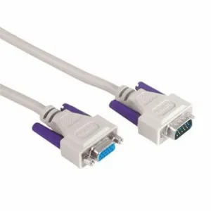 Hama Monitor VGA Ext. Cable, 15-pin HDD Male Plug - 15 pin HDD Female Jack